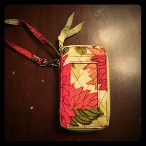 Vera Bradley Hello Dahlia All In One wristlet